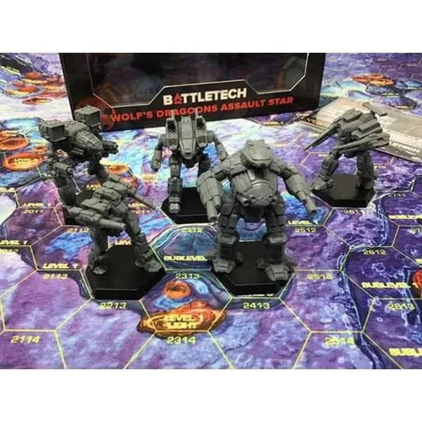 Catalyst Game Labs BattleTech: Miniature Force Pack - Wolf's Dragoons Assault Star